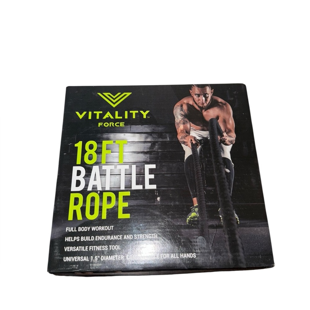 Nike Vitality Force Battle Rope - Black and Green